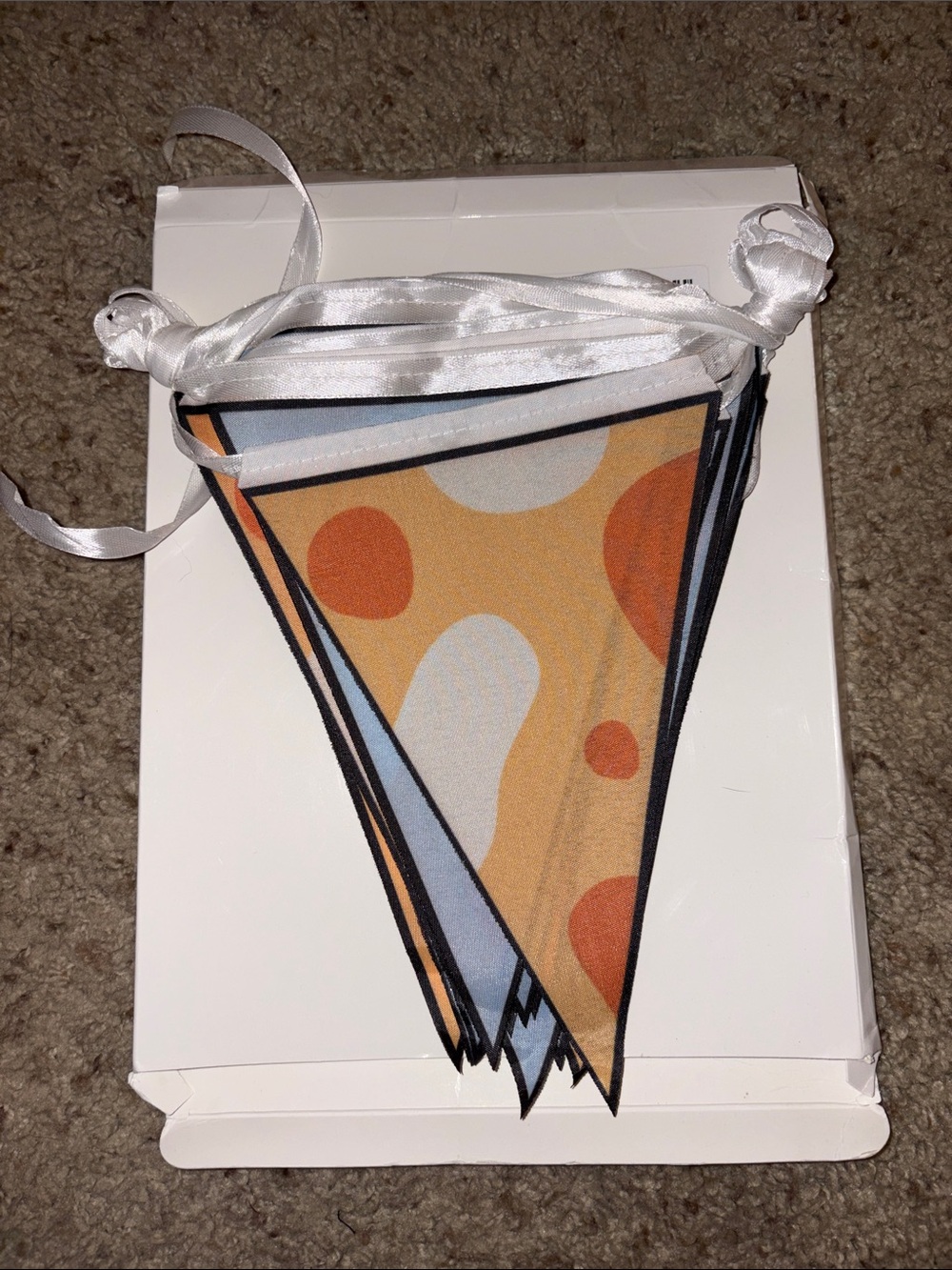 Bluey Themed Triangle Party Banner
